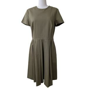 Azeeza Green Cotton Dress